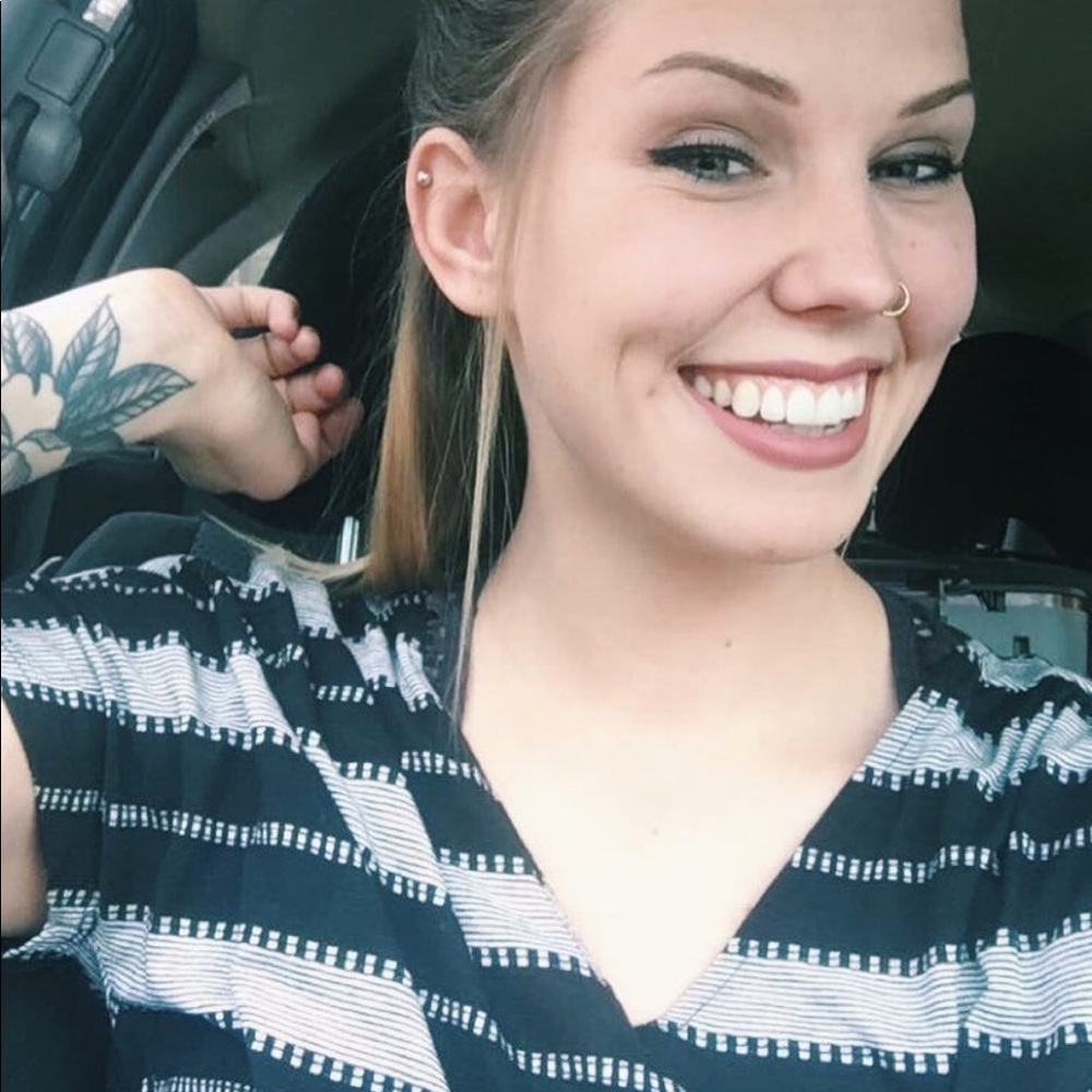 Old Navy • Striped, Black and White T-Shirt